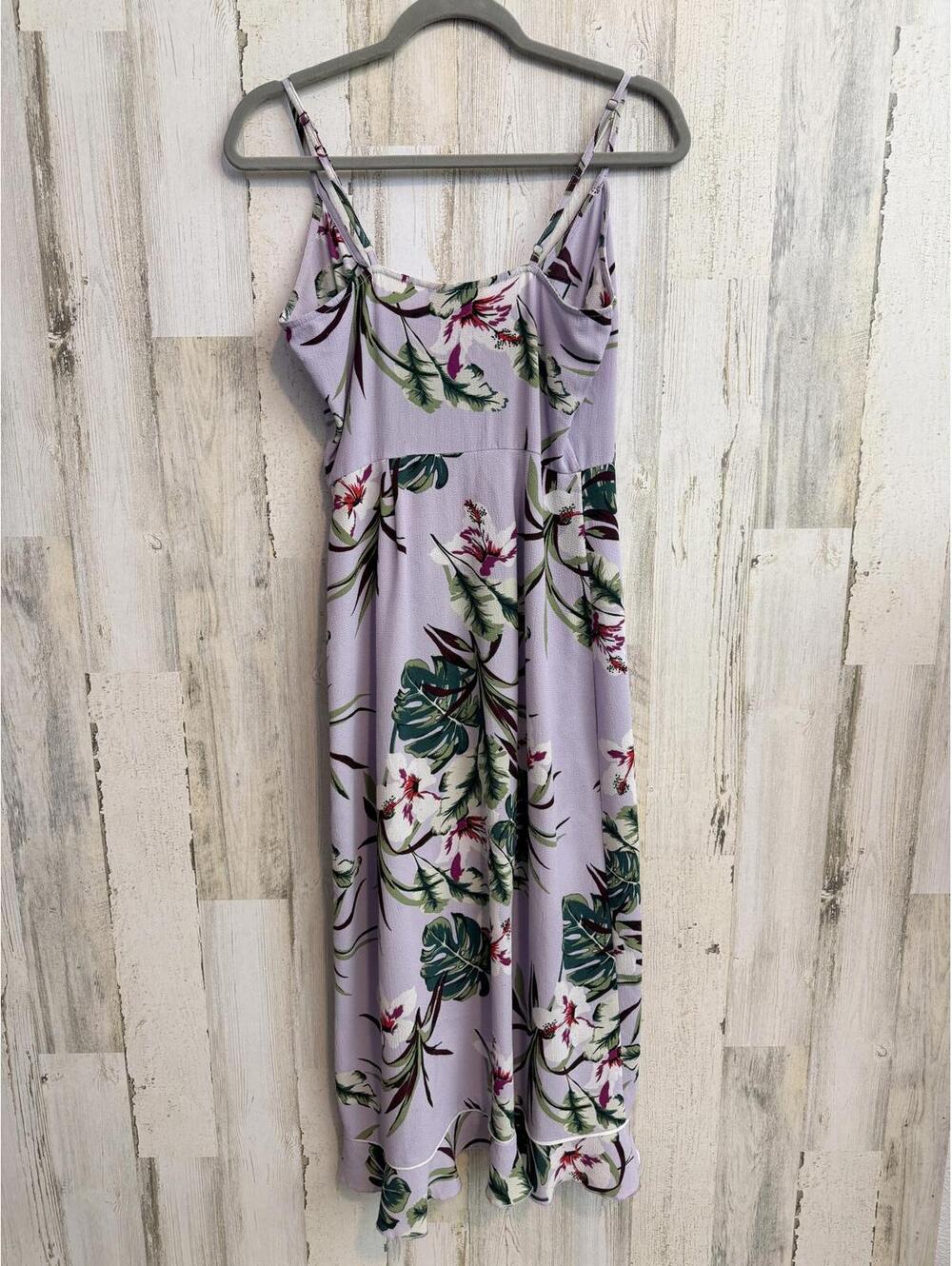 Jennifer Lopez Women’s XS Lavender Floral Wrap Maxi Long Dress - Picture 11 of 12
